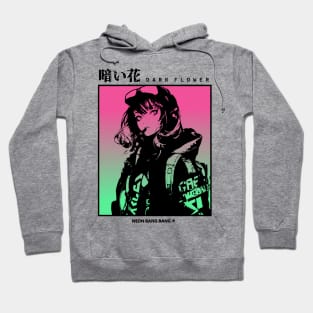 Aesthetic Cyberpunk Vaporwave Anime Manga Girl Japanese Streetwear Hoodie